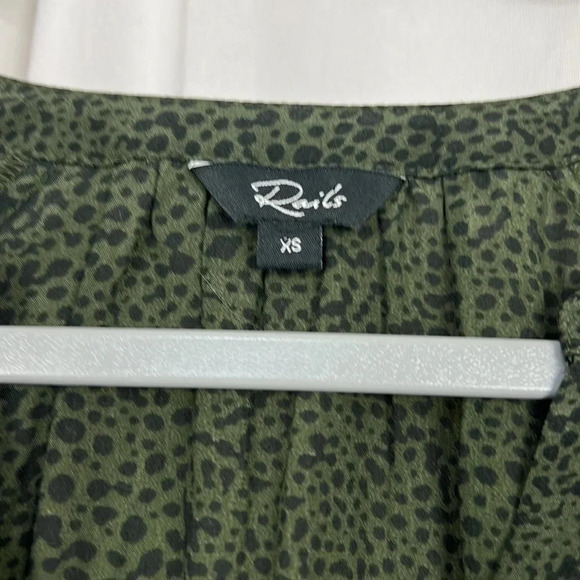 Rails Olive Speckled Jasmine Long Sleeve Dress Size XS - Picture 4 of 9
